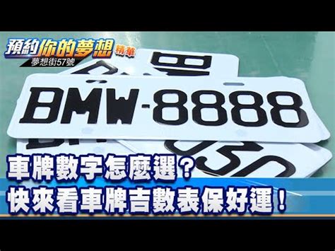 如何算車牌吉凶|車牌數字怎麼選，快來看車牌數字吉凶對照表